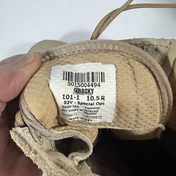 Rocky SV2 Gore-Tex Insulated 400G Thinsulate Tactical Military Boots SZ 10.5R main image 6